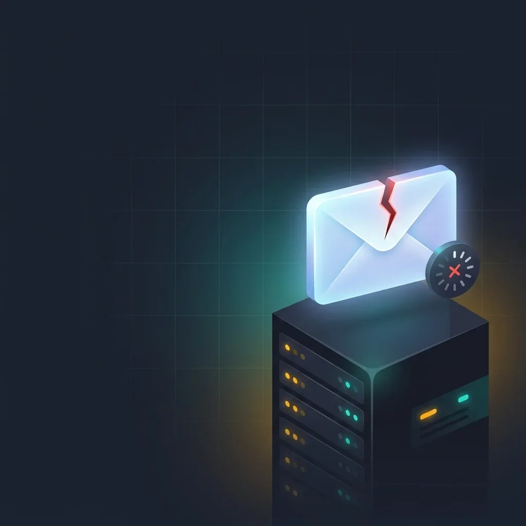 Email envelope and server rack illustrating the Namecheap Private Email outage